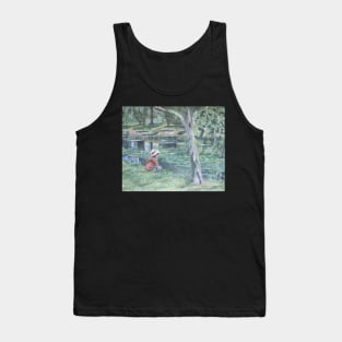 Quiet Contemplation in Nature Tank Top